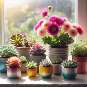 flowering succulent plants