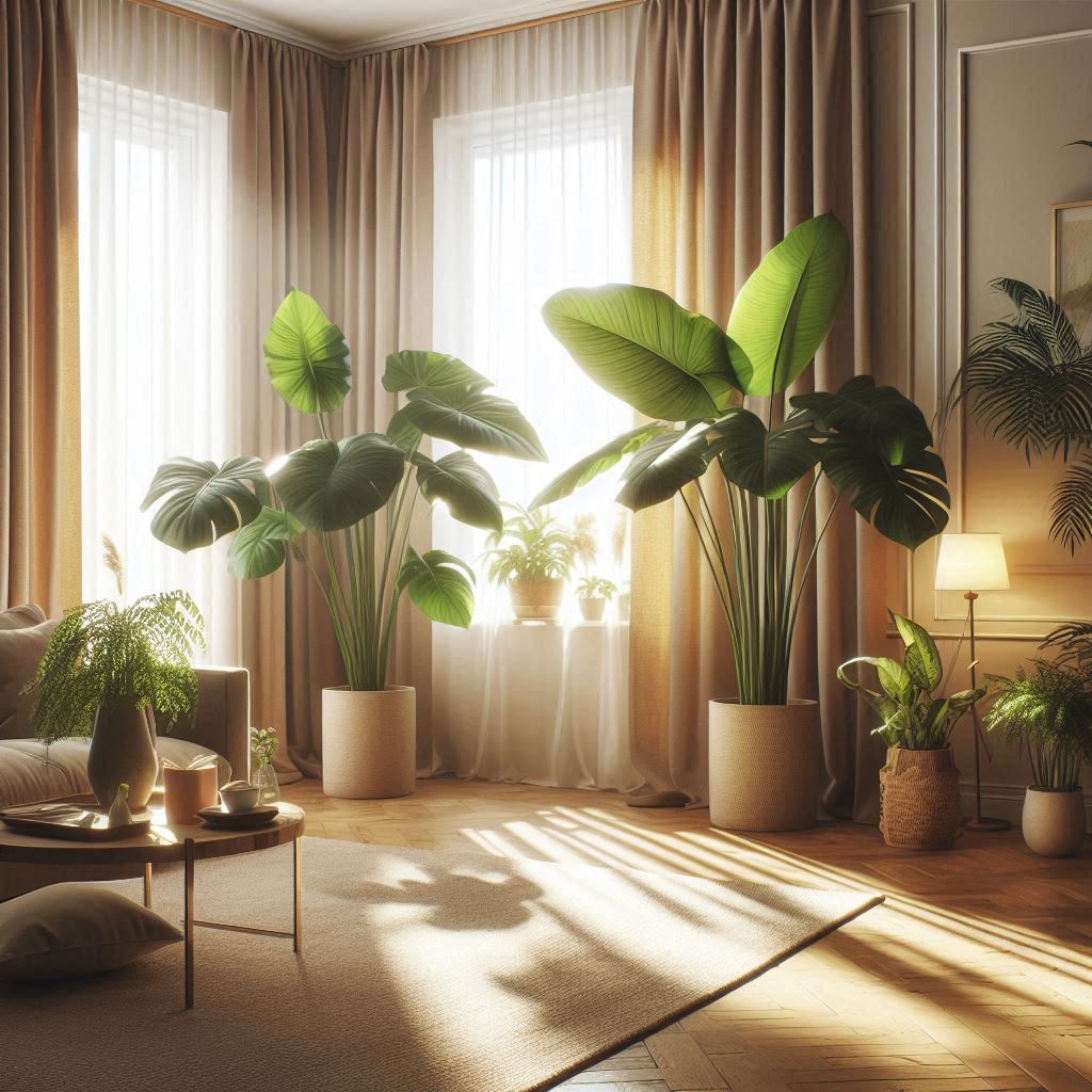 large indoor plants for dark rooms