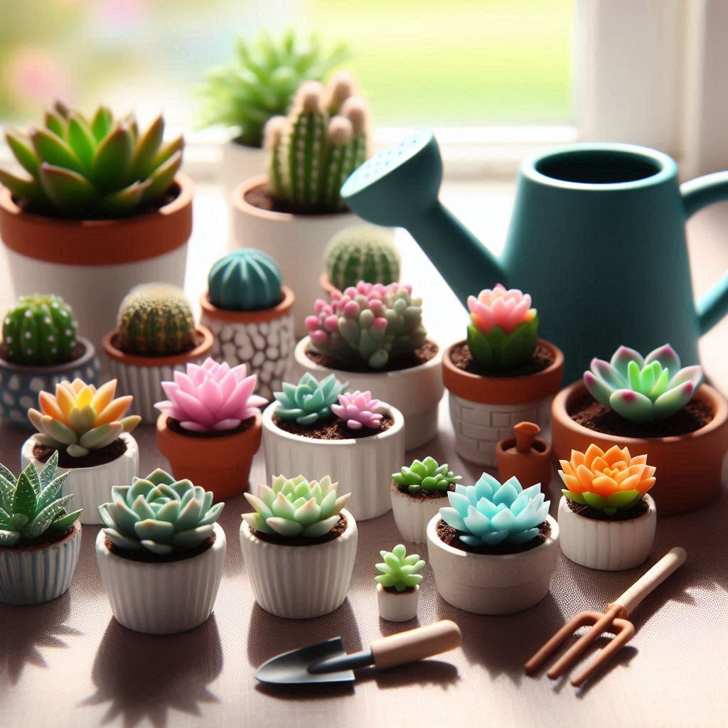 mini succulent pots