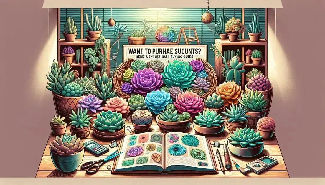 Want to Purchase Succulents? Here's the Ultimate Buying Guide!